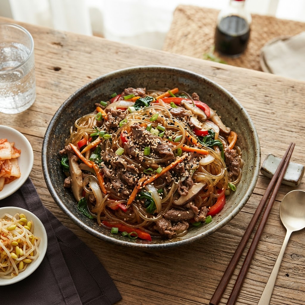 Photo de la recette Japchae — plat coréenne maison