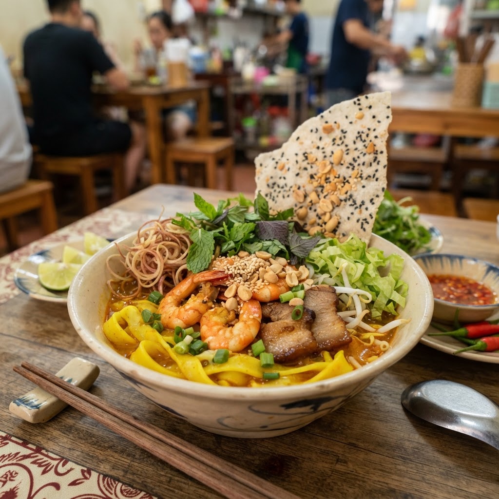 Photo de la recette Mi quang — plat vietnamienne maison