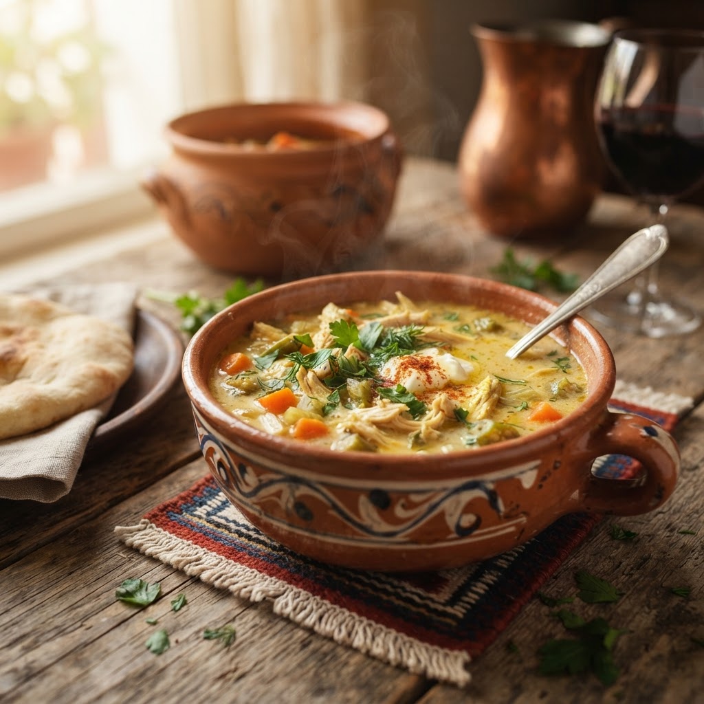 Photo de la recette Begova čorba (soupe du Bey) — entrée balkans maison
