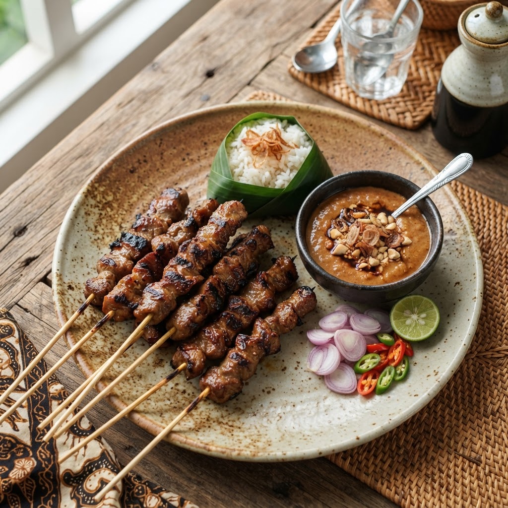 Photo de la recette Sate Kambing — plat indonésienne maison
