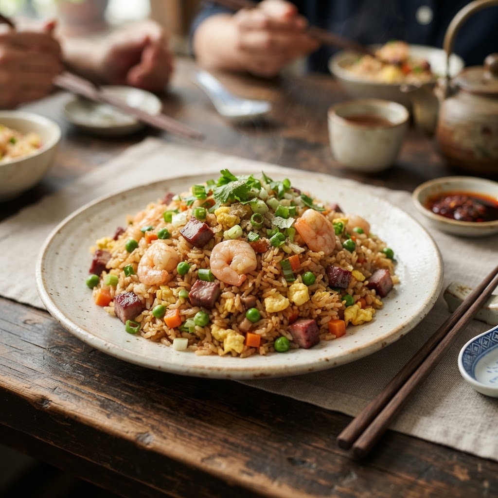 Photo de la recette Riz sauté de Yangzhou — plat chinoise maison