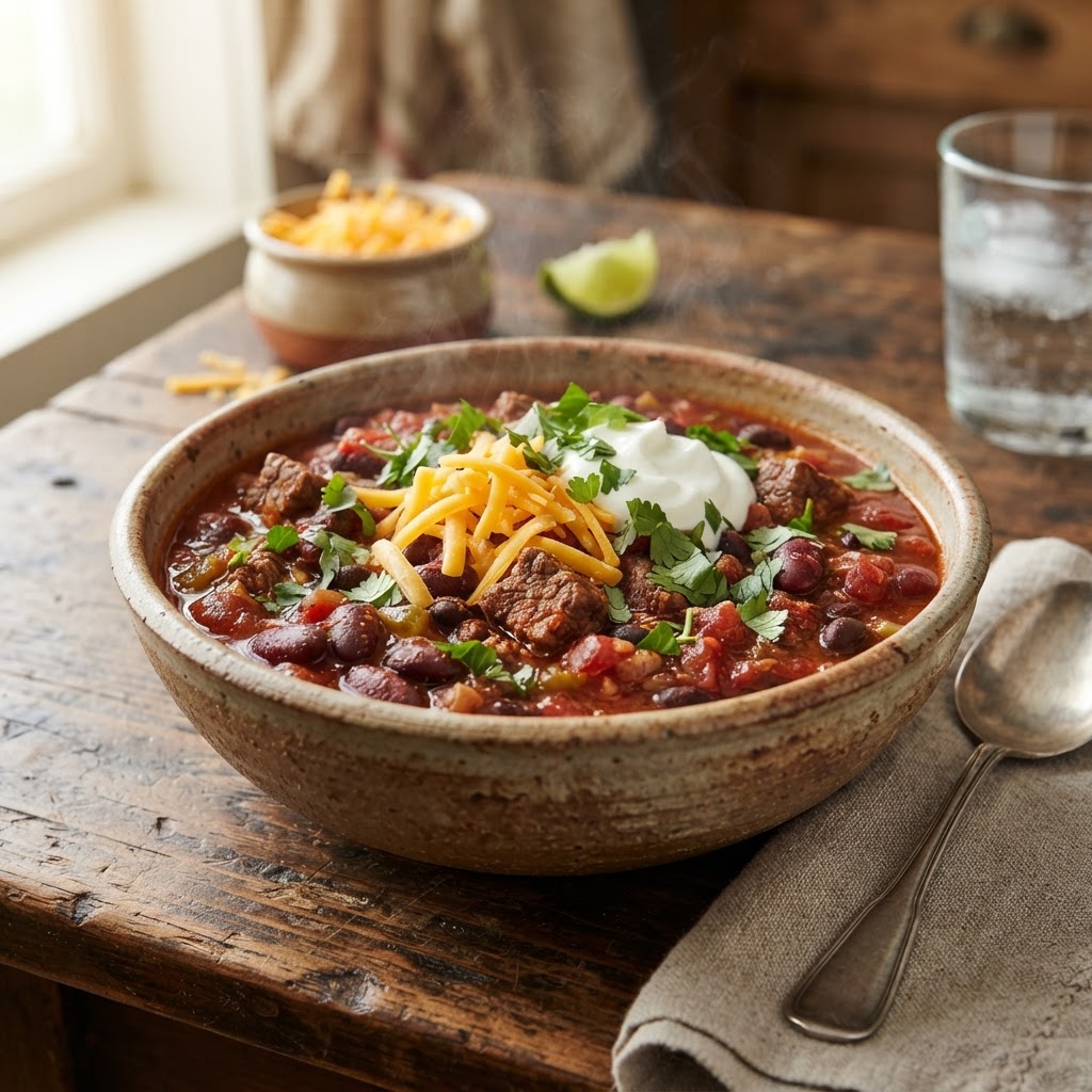 Photo de la recette Chili con carne — plat mexicaine maison