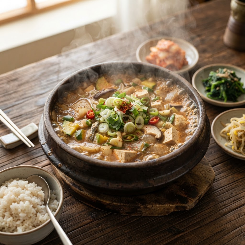 Photo de la recette Doenjang jjigae — plat coréenne maison