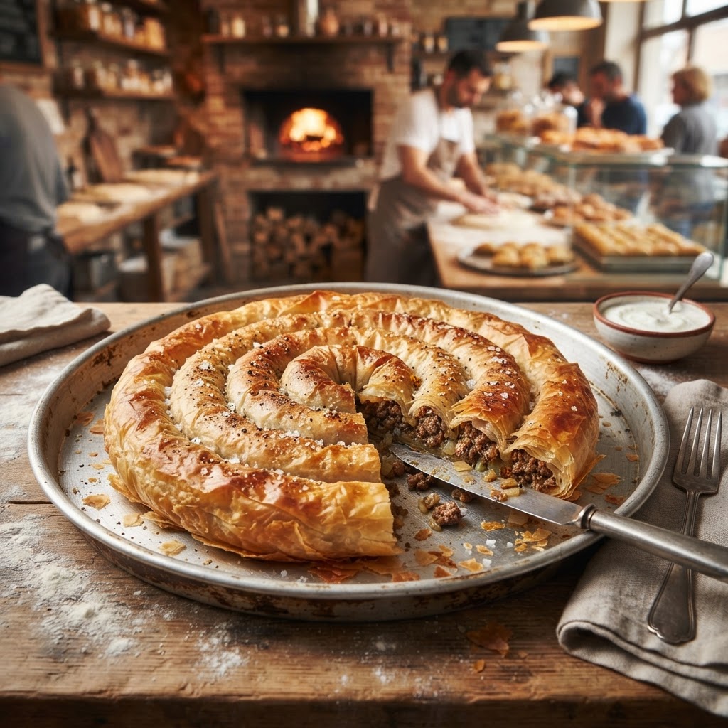 Burek à la viande