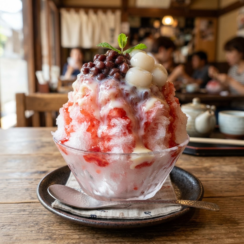 Photo de la recette Kakigōri — dessert japonaise maison