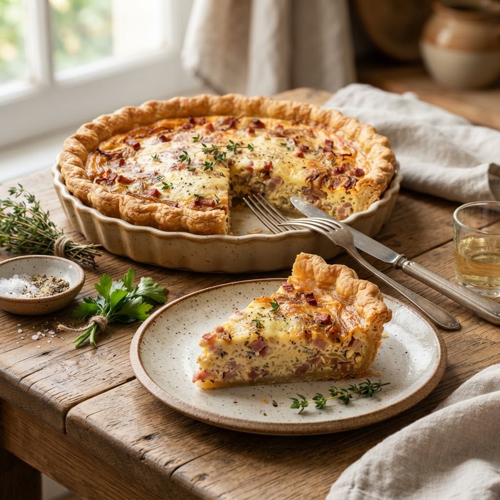 Photo de la recette Quiche lorraine — plat française maison