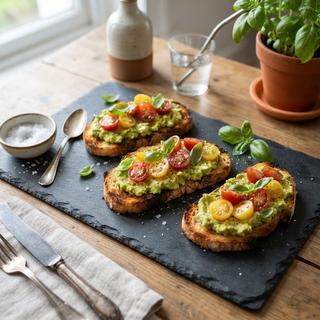 Photo de la recette Bruschetta à l'avocat — entrée italienne maison