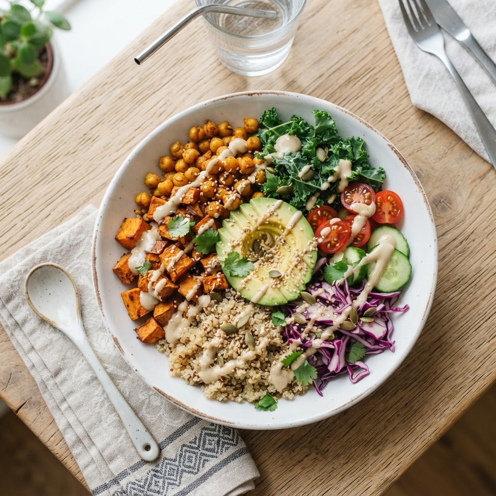 Buddha Bowl Quinoa & Légumes Rôtis