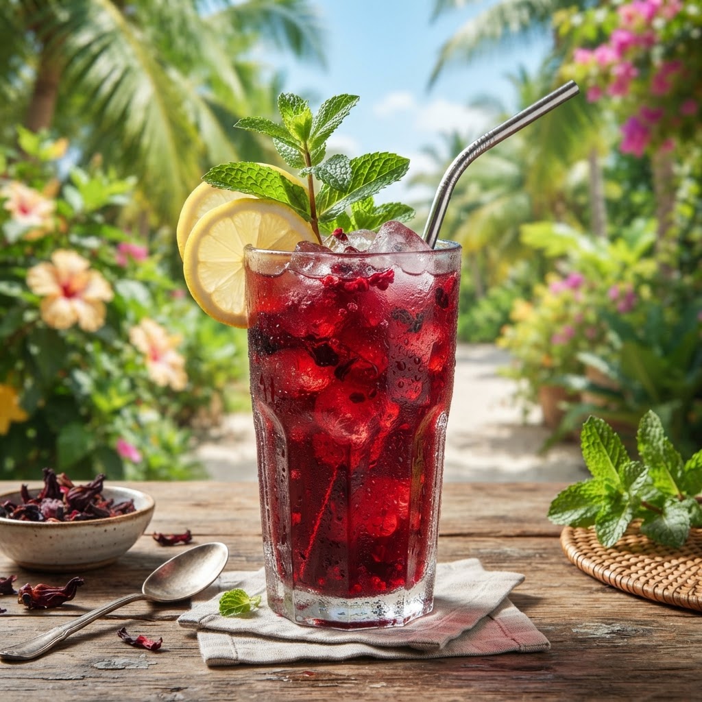 Photo de la recette Punch à l'hibiscus — boisson africaine maison