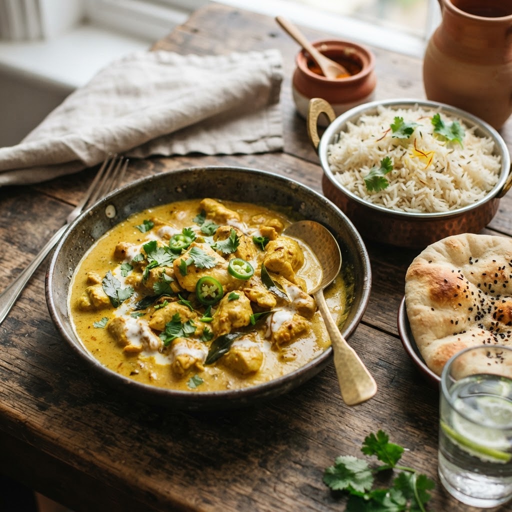 Photo de la recette Poulet au curry — plat indienne maison