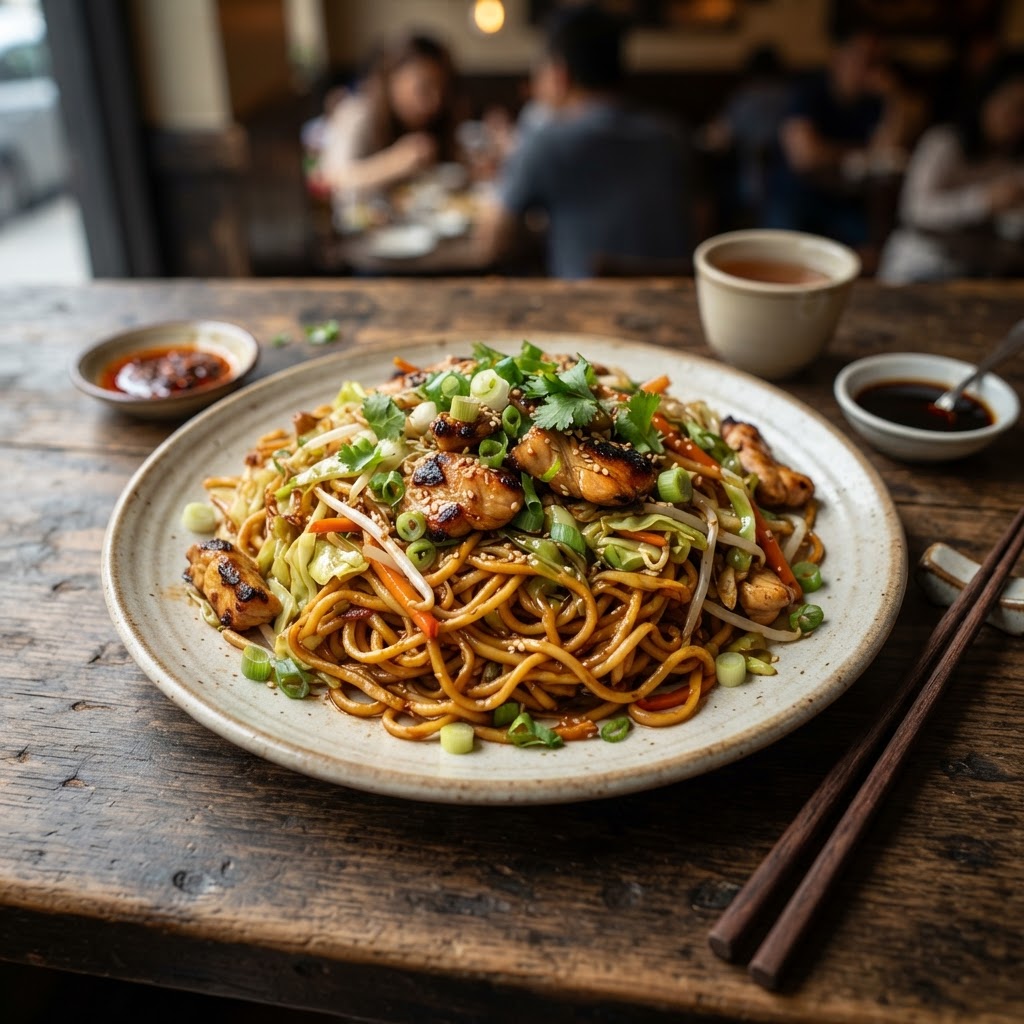 Photo de la recette Chow mein — plat chinoise maison