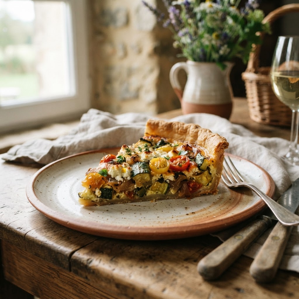 Photo de la recette Quiche aux Légumes du Soleil — plat française maison