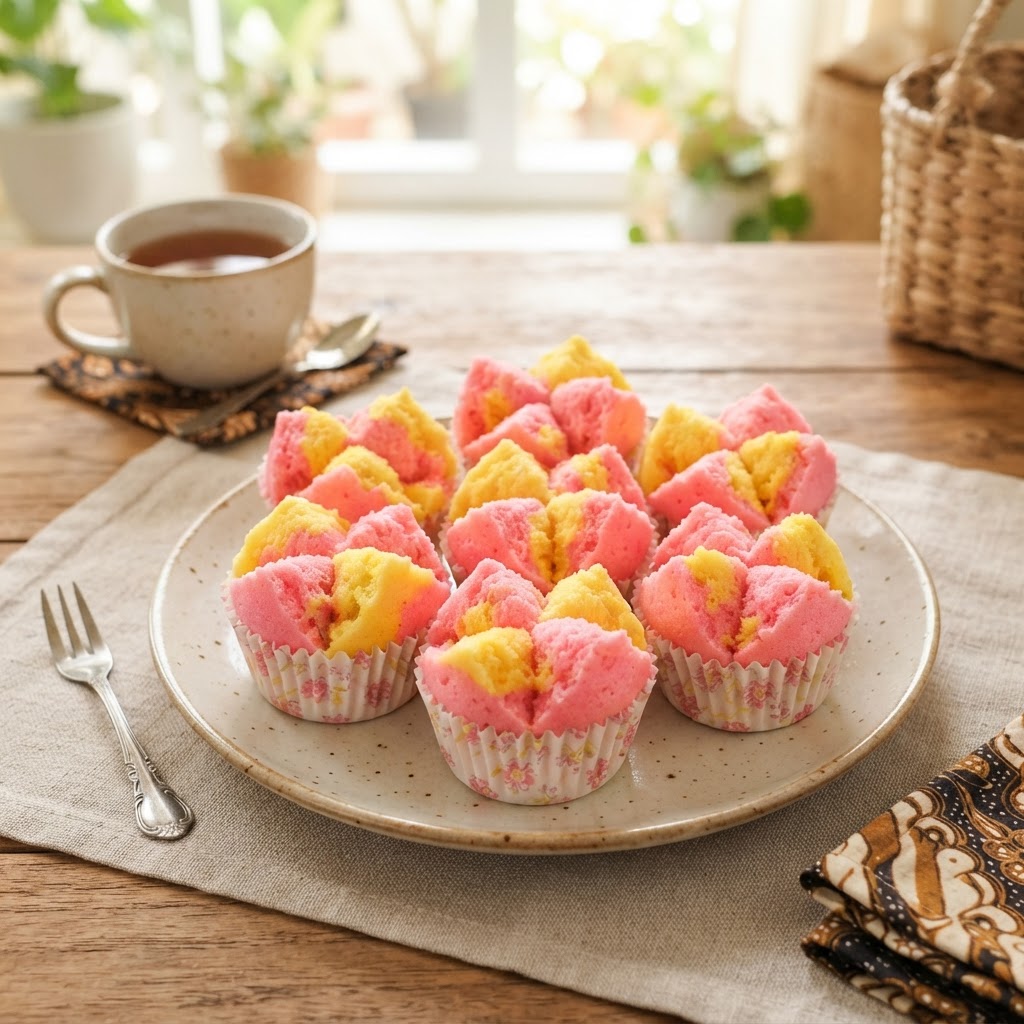 Photo de la recette Bolu Kukus Mekar — dessert indonésienne maison