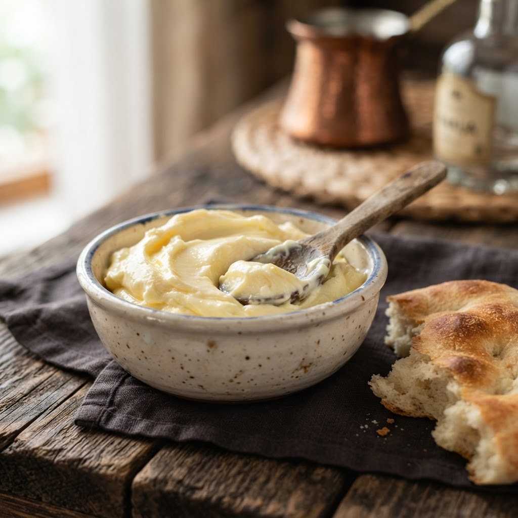 Photo de la recette Kajmak (crème de lait) — snack balkans maison