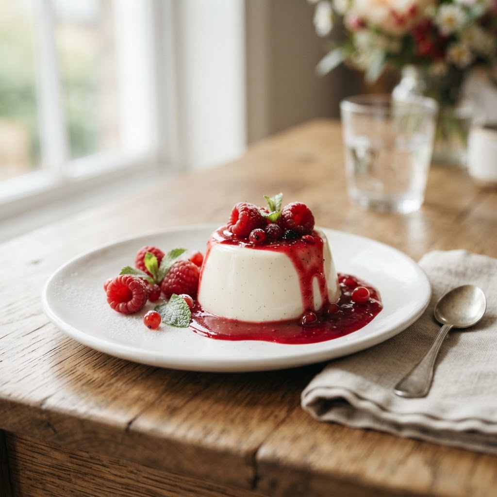 Photo de la recette Panna cotta vanille — dessert italienne maison