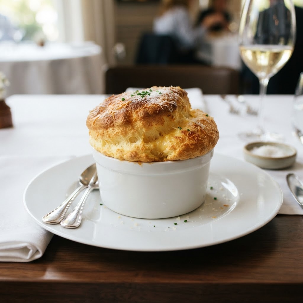 Photo de la recette Soufflé au Comté — plat française maison