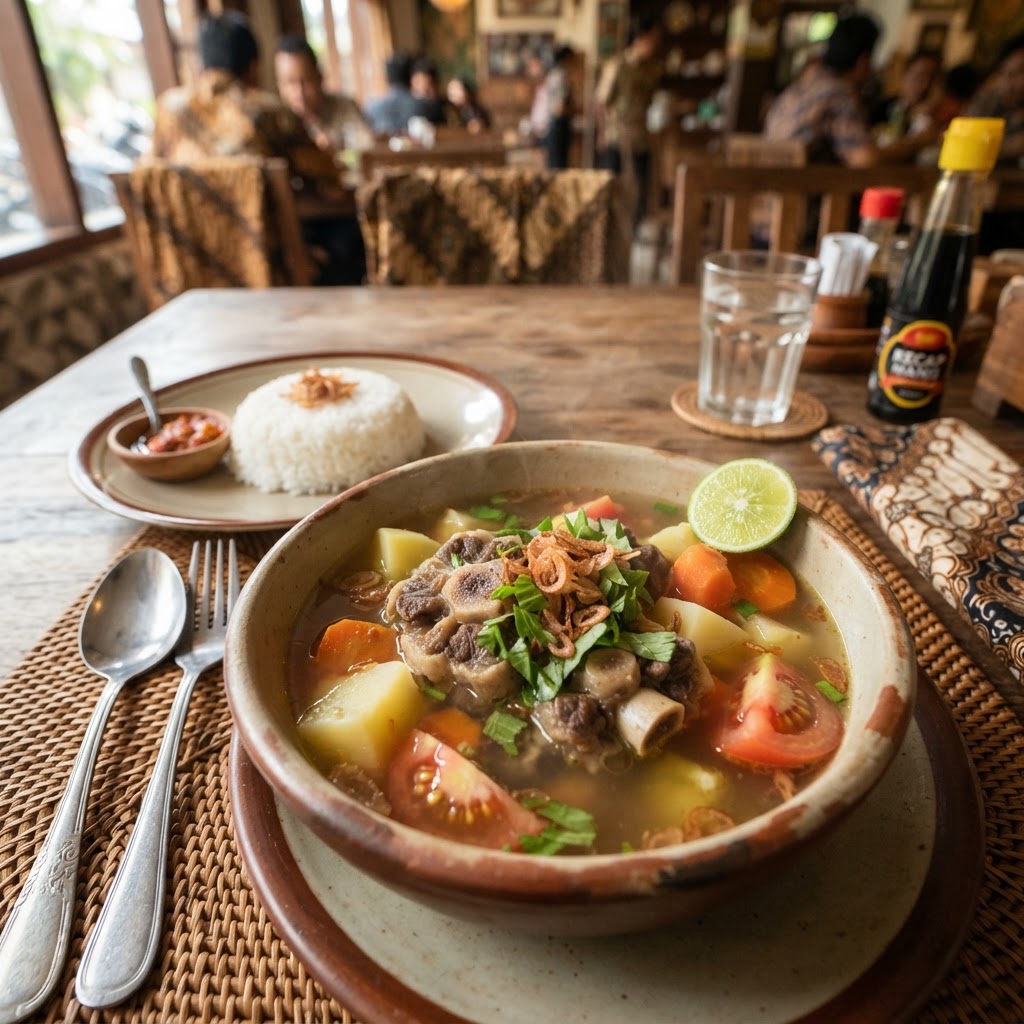 Photo de la recette Sop Buntut — plat indonésienne maison