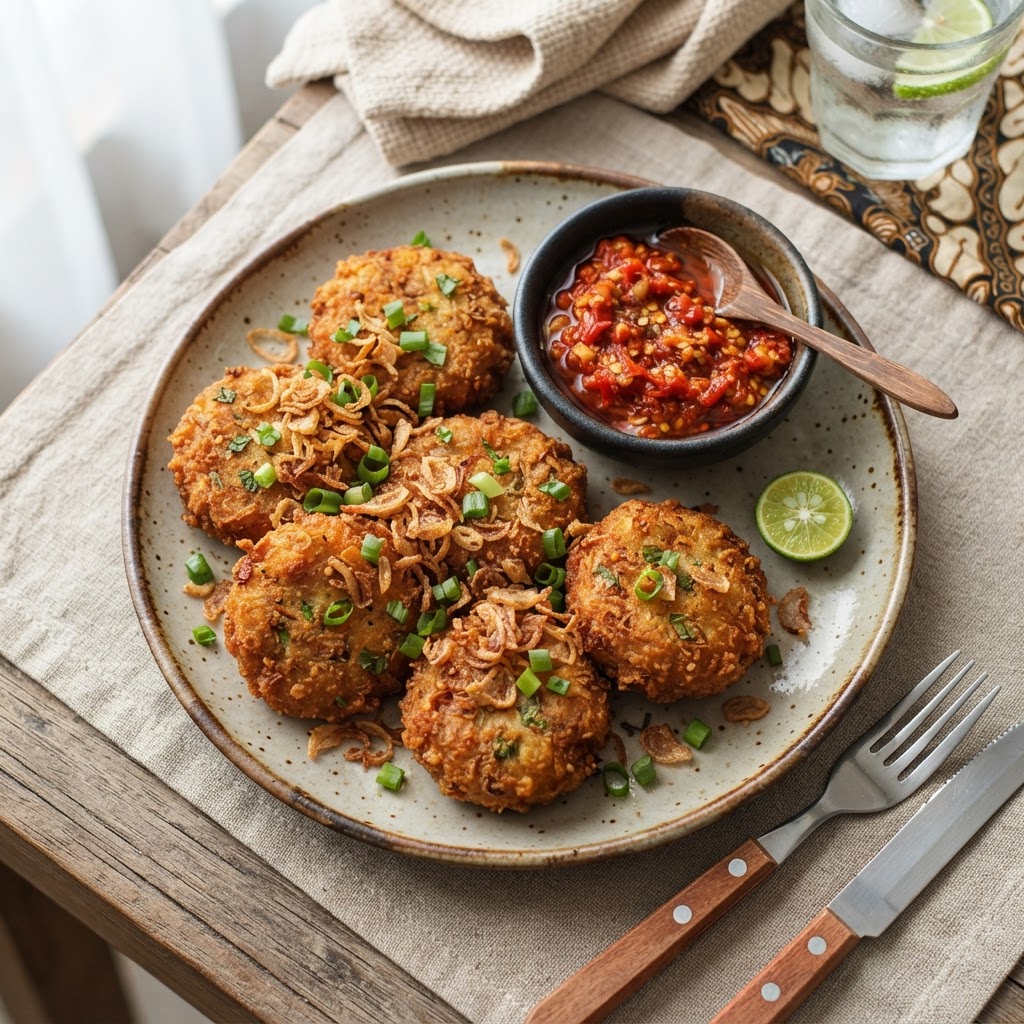 Photo de la recette Perkedel Kentang — snack indonésienne maison