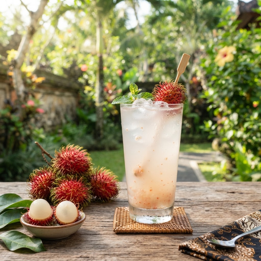 Photo de la recette Jus Rambutan — boisson indonésienne maison