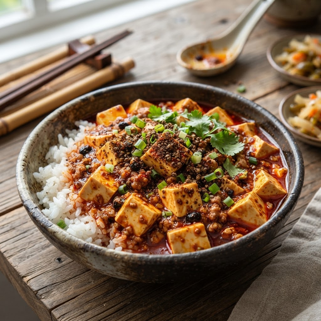 Photo de la recette Mapo tofu — plat chinoise maison