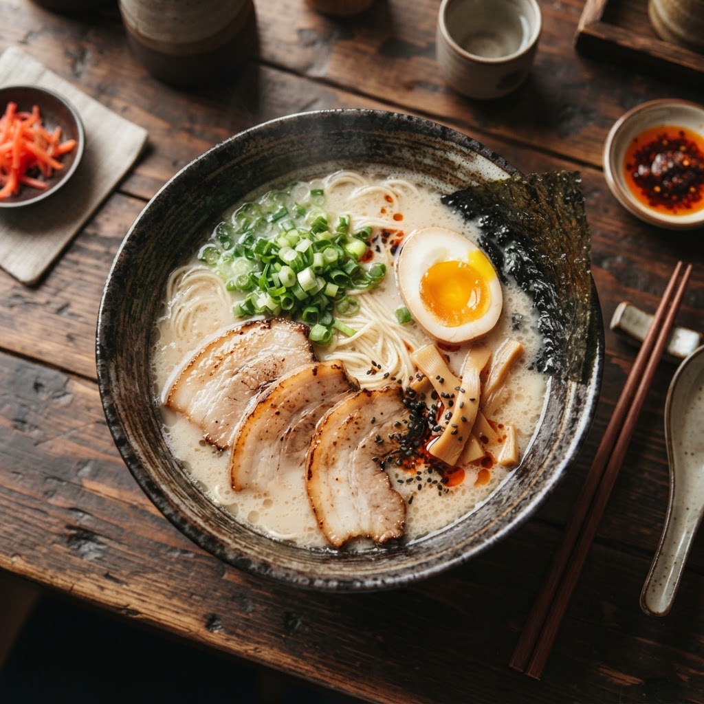 Photo de la recette Ramen tonkotsu — plat japonaise maison