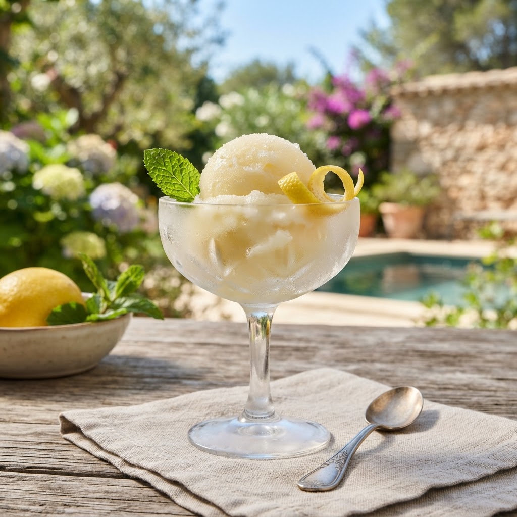Photo de la recette Sorbet au citron — dessert française maison