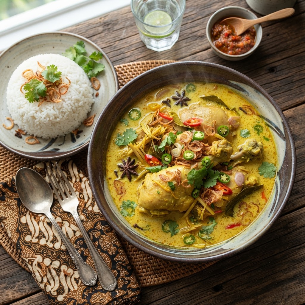 Photo de la recette Gulai Ayam — plat indonésienne maison