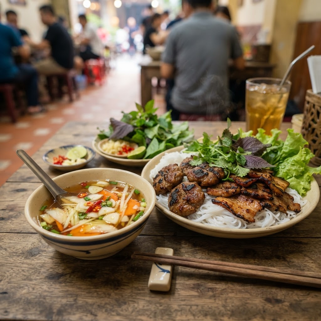 Photo de la recette Bun cha — plat vietnamienne maison