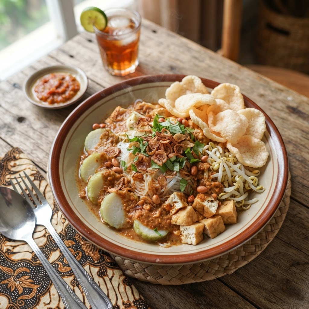 Photo de la recette Ketoprak — plat indonésienne maison