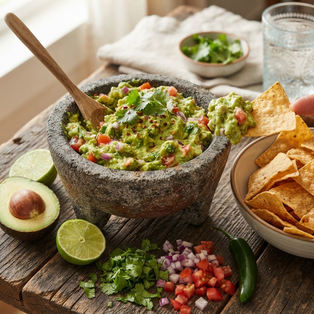 Photo de la recette Guacamole maison — snack mexicaine maison