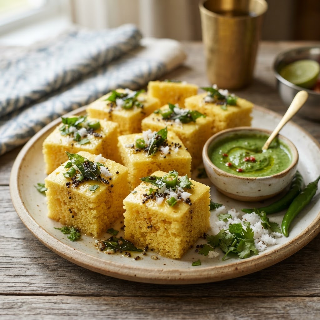 Photo de la recette Dhokla — snack indienne maison