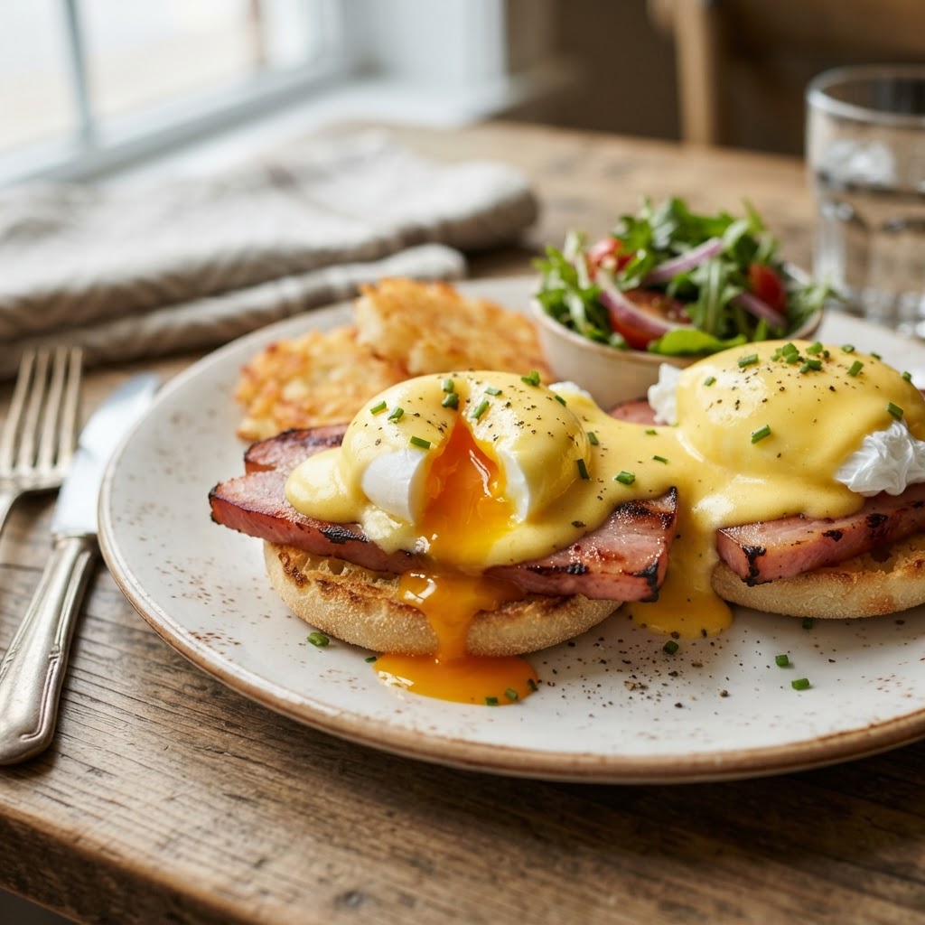 Photo de la recette Eggs Benedict — plat américaine maison