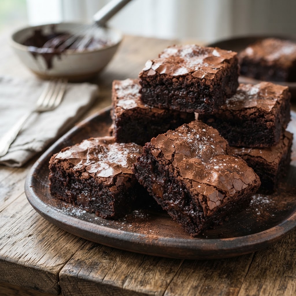 Photo de la recette Fudgy Brownies — dessert américaine maison