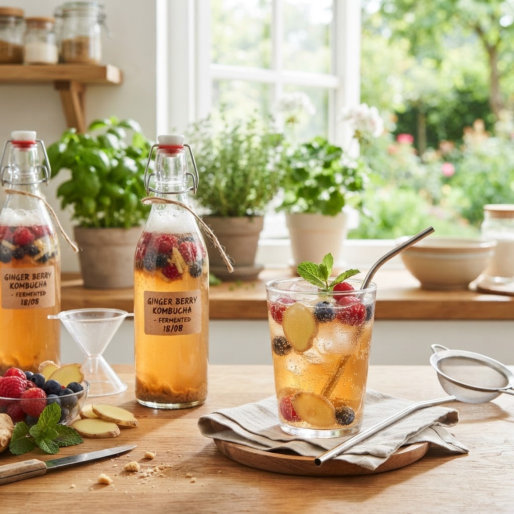 Photo de la recette Kombucha maison — boisson healthy maison