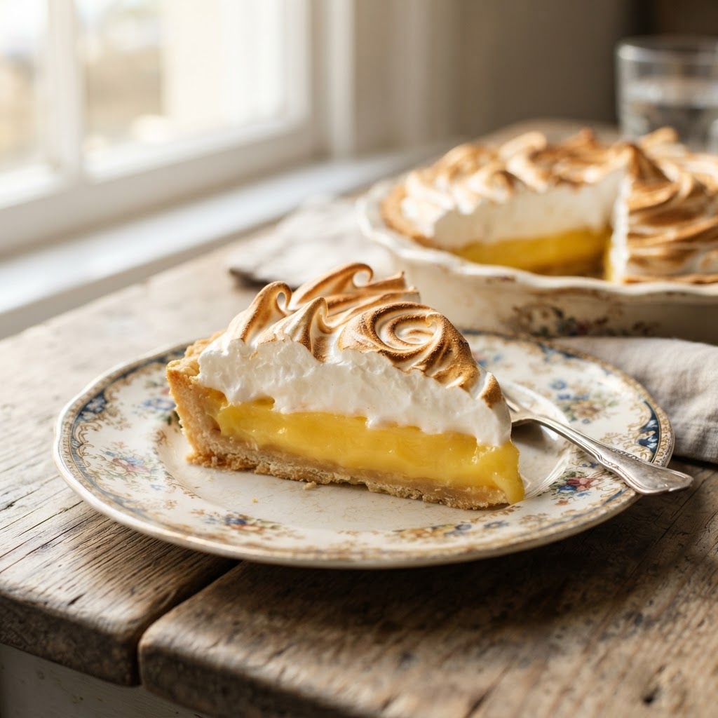 Photo de la recette Tarte au citron meringuée — dessert française maison