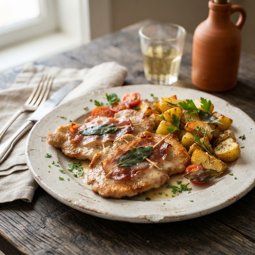 Photo de la recette Saltimbocca de veau — plat italienne maison