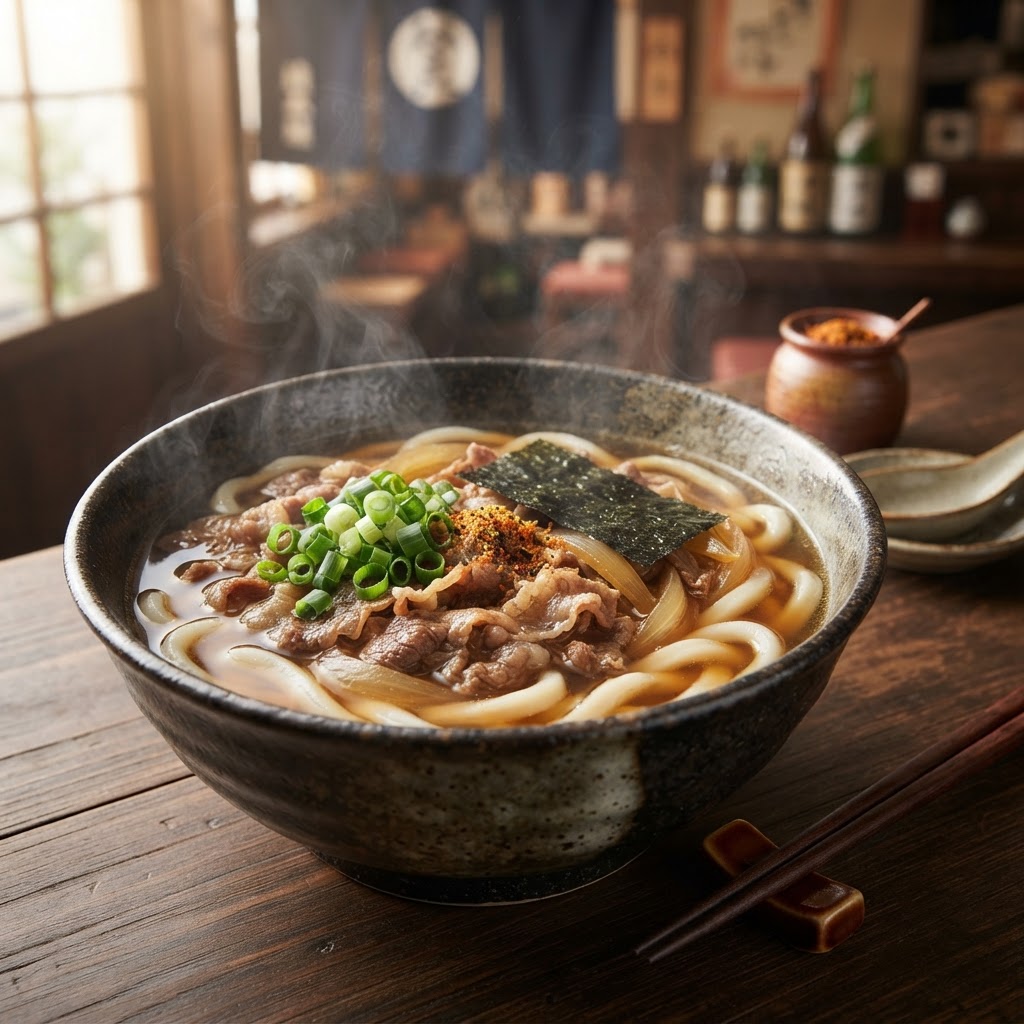 Photo de la recette Udon au bœuf — plat japonaise maison