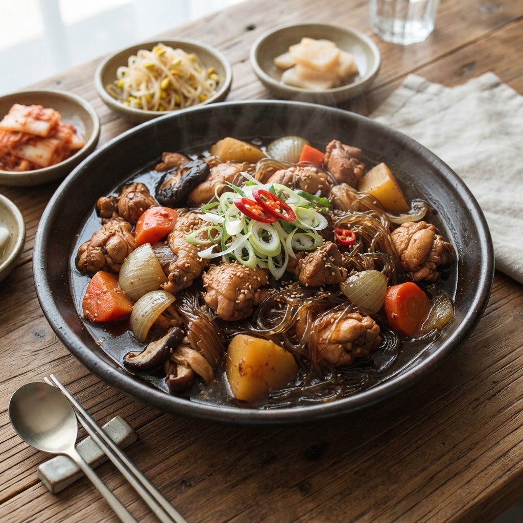 Photo de la recette Jjimdak — plat coréenne maison
