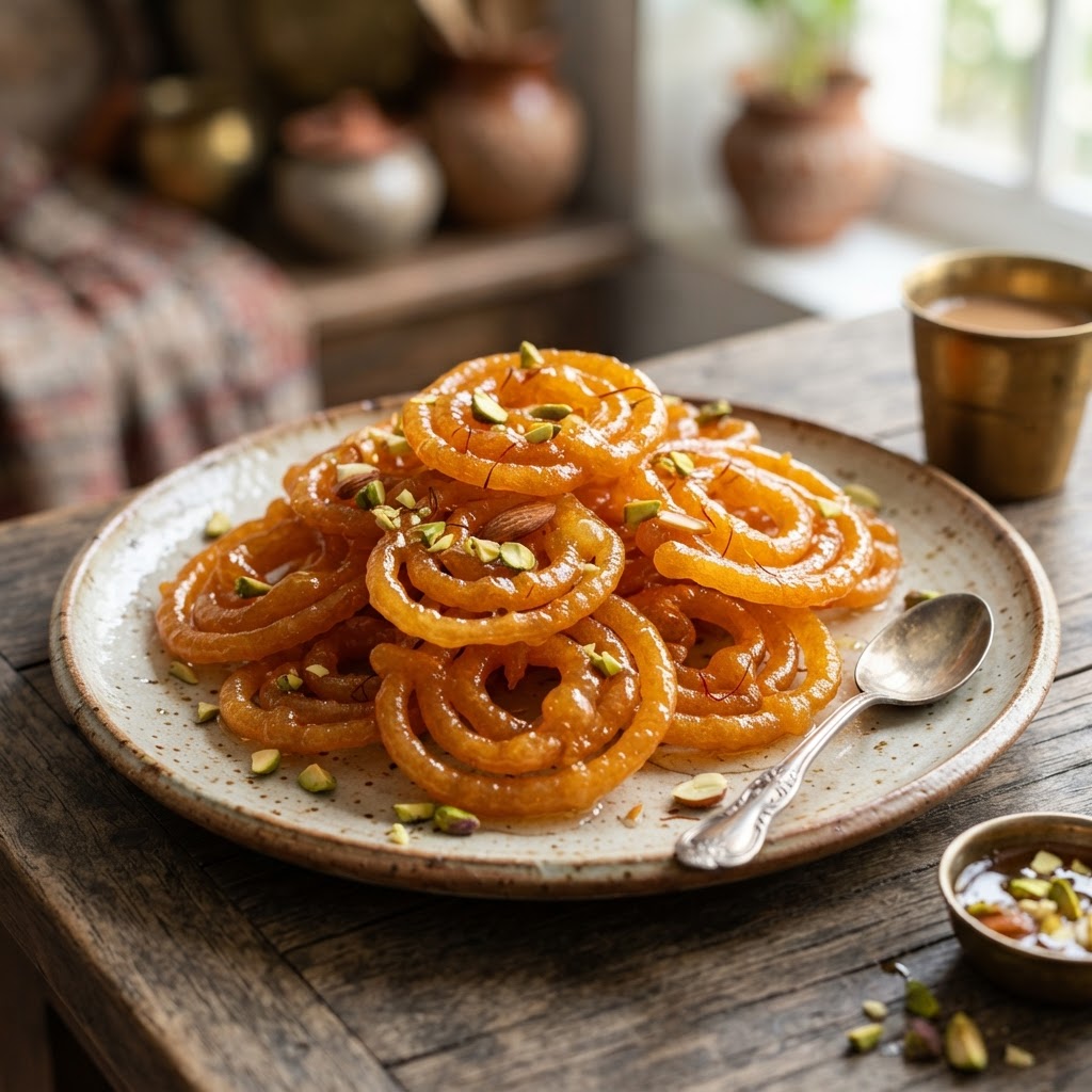 Photo de la recette Jalebi — dessert indienne maison
