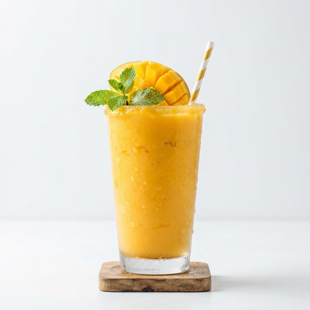 Photo de la recette Smoothie mangue-ananas — boisson tropicale maison