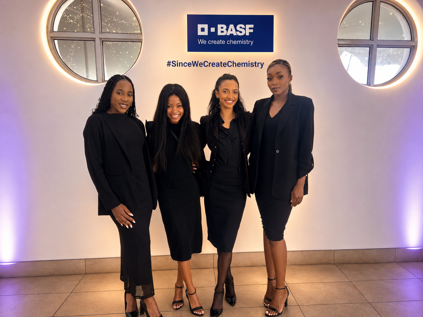 MRJ Promotions registration team at the BASF We Create Chemistry 60th anniversary event