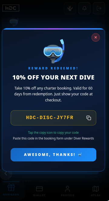 HDC App Screen