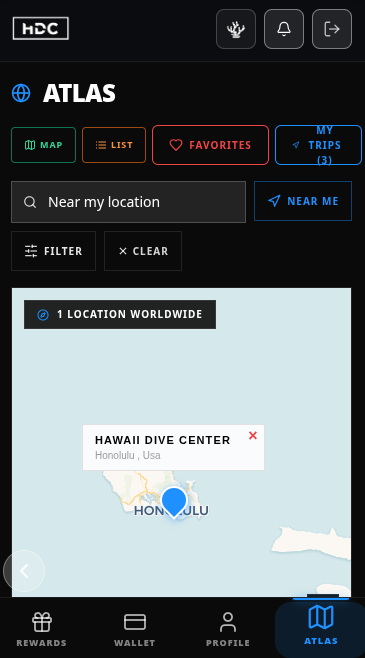HDC App Screen