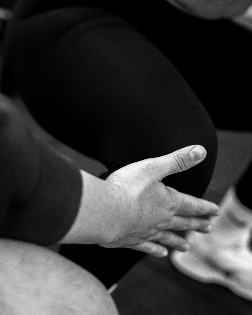 Detalle manos coaching