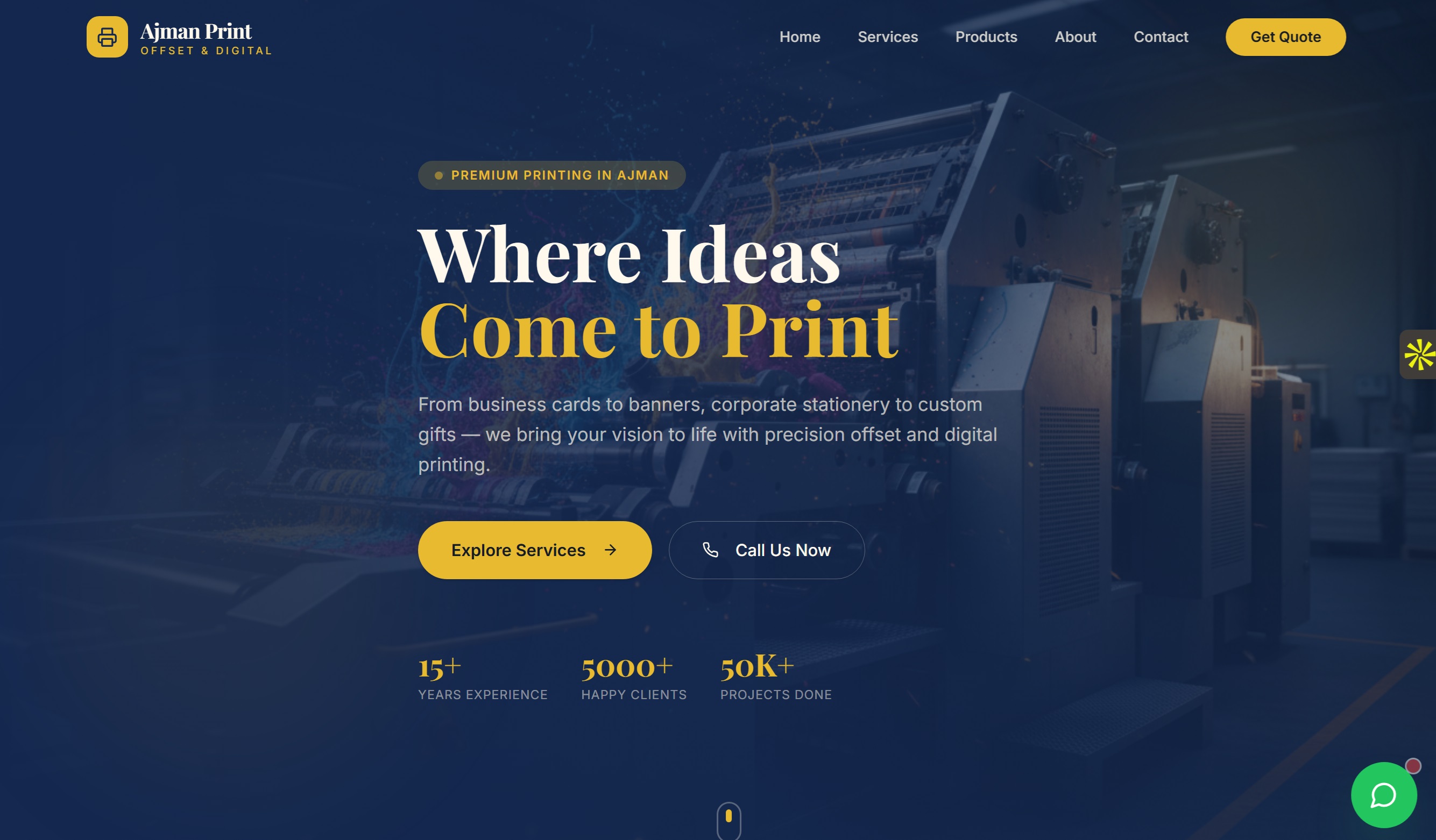 Screen Printing Business, Book Binding Quick Launch template preview