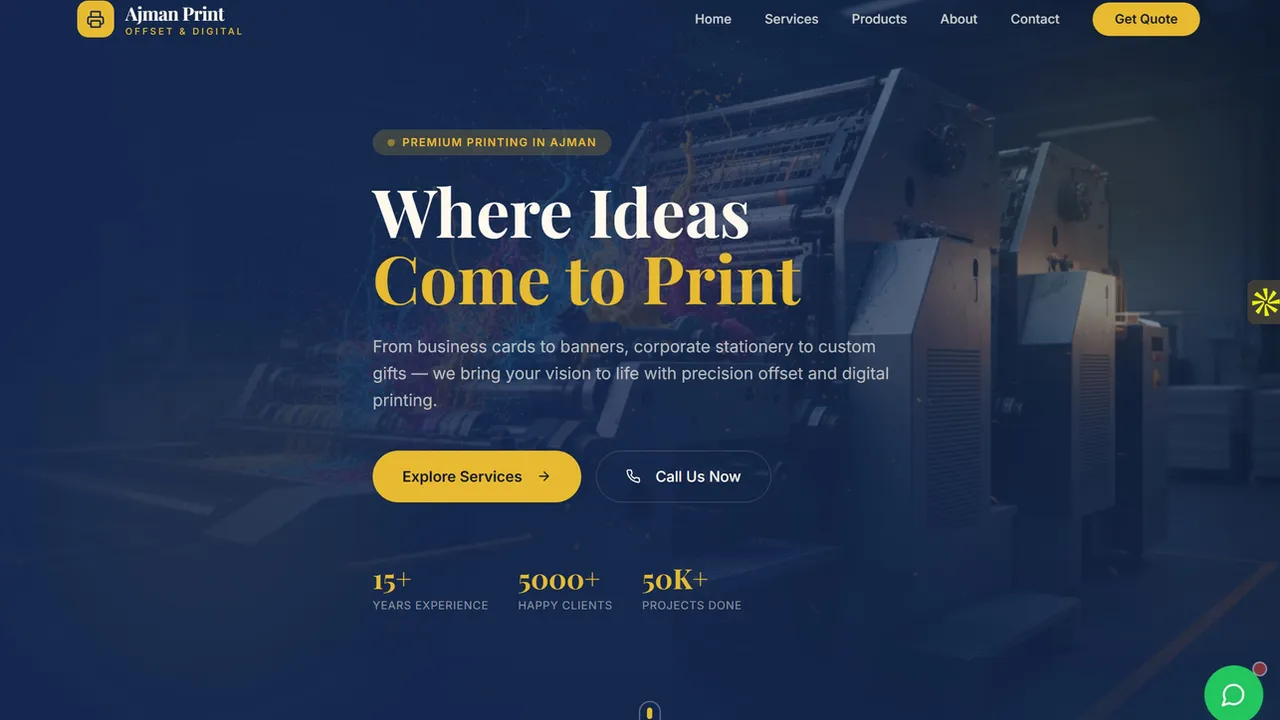 Screen Printing Business, Book Binding Quick Launch template preview