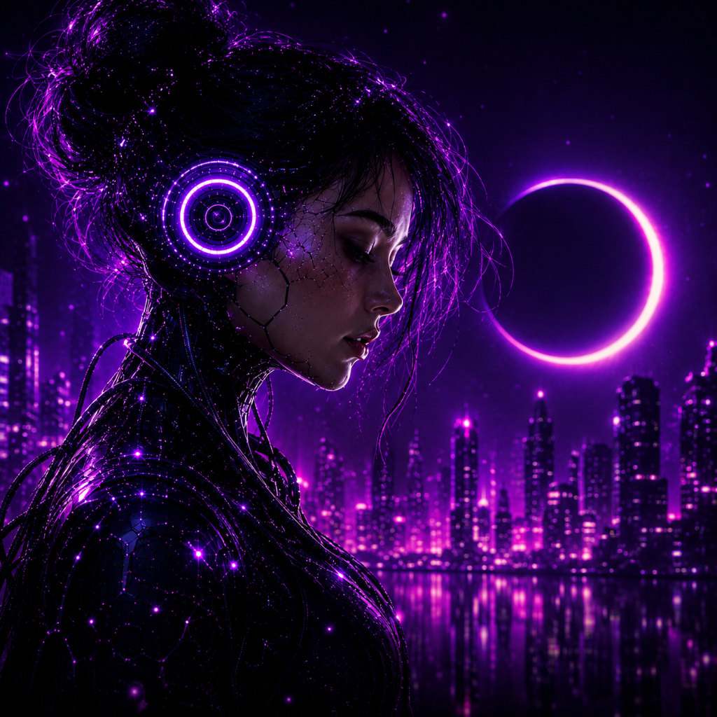 Lumen — character portrait from the Synk & Lumen universe
