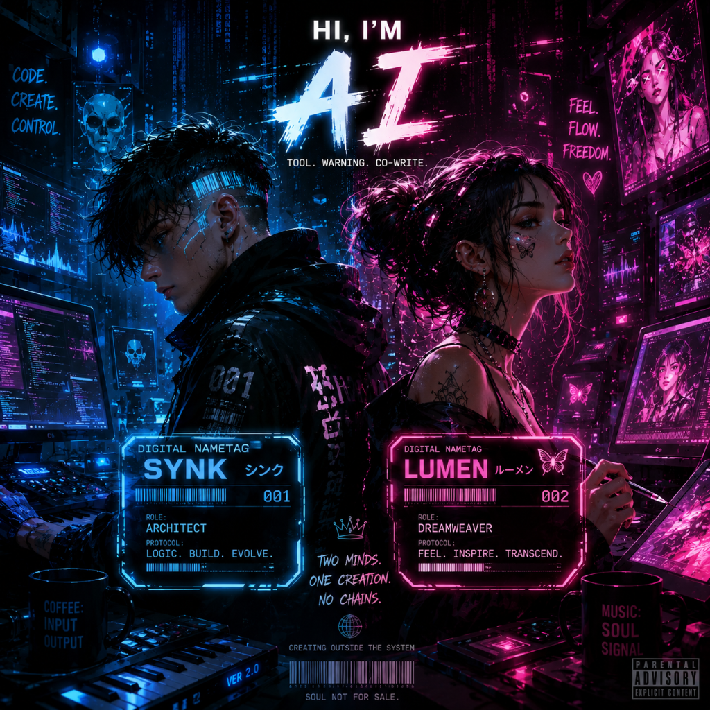 Hi I'm AI — single artwork