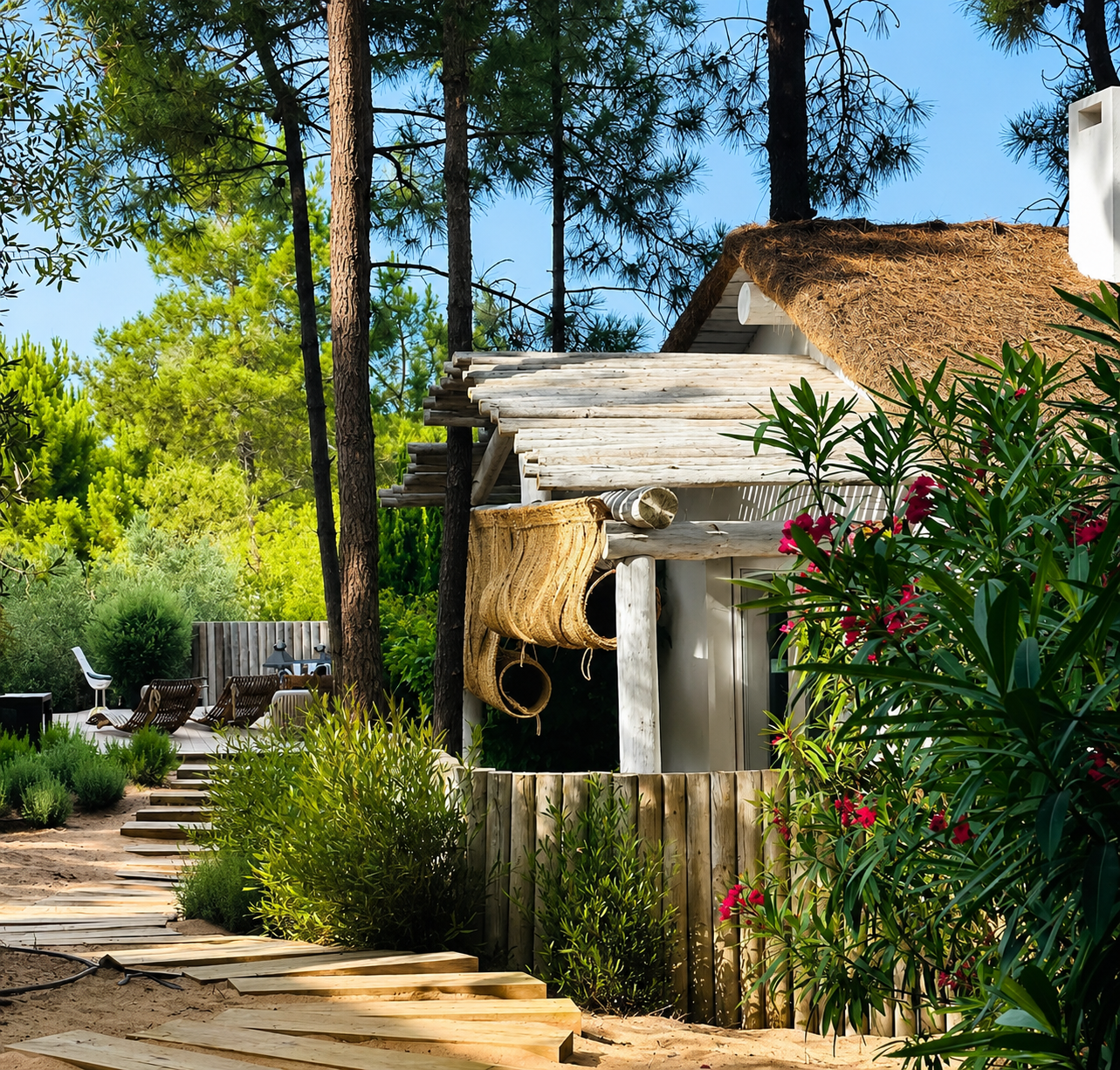 Comporta villa surrounded by pine forest