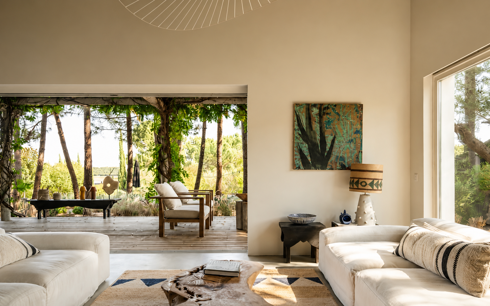 Retreat landscape